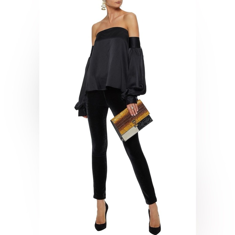 SACHIN & BABI Bahl black velvet  pants